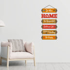 Artvibes In This Home Be Respectful Wooden Wall Hangings Decor | Quotes Decor Item | Home Quotes Wall Hanging | Modern Decoration Items | Wall Poster | Artworks Hangings | Gift Items (WH_6608N)