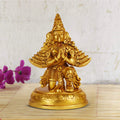 ARTVARKO Brass Garuda Idol Statue Vishnu's Vehicle Vahana Eagle for Temple Home Decor Vaastu Feng Shui Vastu Lucky Charm Gift Height 5.5 Inch