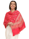 Pashmoda Women Zarif Woven Design Jamawar Shawl (Size 101X203 CM)