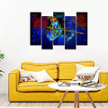VIBECRAFTS 5 Piece Premium Wall Painting For Home|Office|Living Room|Gift (PTVC5Pcs3_7508) (Multi 5)
