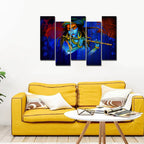 VIBECRAFTS 5 Piece Premium Wall Painting For Home|Office|Living Room|Gift (PTVC5Pcs3_7508) (Multi 5)