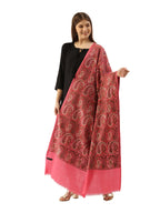 Pashmoda Women Gulzaar Pure Wool Aari Embroidered Shawl (Size : 101X203 CM)