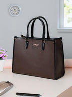 Lookout Fashion Womens Oversized Large Tote Bag, Brown