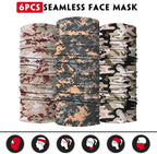 KETKAR Sun UV Protection Face Cover Scarf Mask Neck Gaiter Breathable Windproof Bandana_Free Size(Pack Of 09)