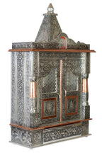Akshar Furniture Aluminium & Copper Oxidized Home Temple Mandir Size- L-15 B-9
