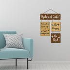 Artvibes Don't Give Up Don't Compare Decorative Wall Art | Quotes Decor Item | Motivational Wall Decor | Wall Accent | Graphic Art | Gift Items | Office Wall Decoration Items (WH_6507N)