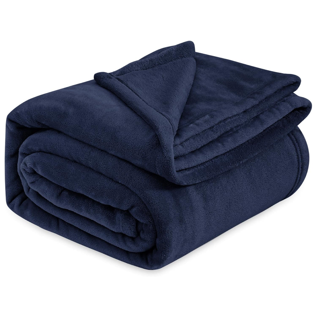 Cloth Fusion Nimbus 280 GSM Fleece Blanket, Navy, Double 86x88 inches Kafalo
