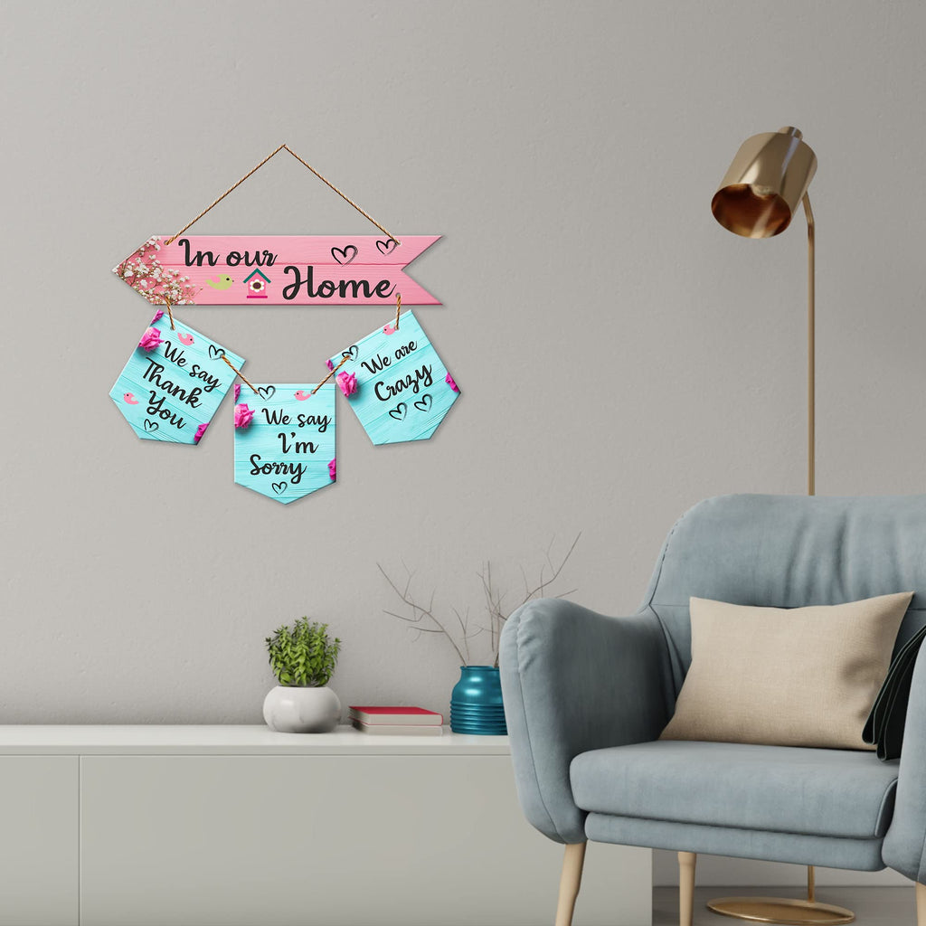 Artvibes Wall Hanging Home Decorative Wall Art for Living room | Bedroom | Gifts | Wall Hanger for Decoration | Modern Decor | Artwork | Wall Sculpture | Signs & PlaquesArt Print (WH_6403NR)