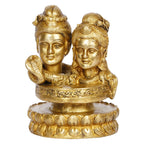 ARTVARKO Brass Shiva Parvati Idol Murti for Home Decor Mandir Pooja 6.5 Inch