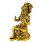 ARTVARKO Brass Lord Hanuman Statue Bajrang Bali Temple Murti Showpiece Pooja Gift Item 8 Inches