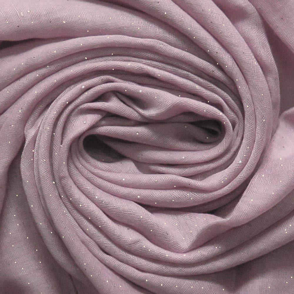 Lina & Lily Solid Shimmer Sparkle Glitters Sheer Maxi Shawl Head Scarf Hijab (#25 PUCE)
