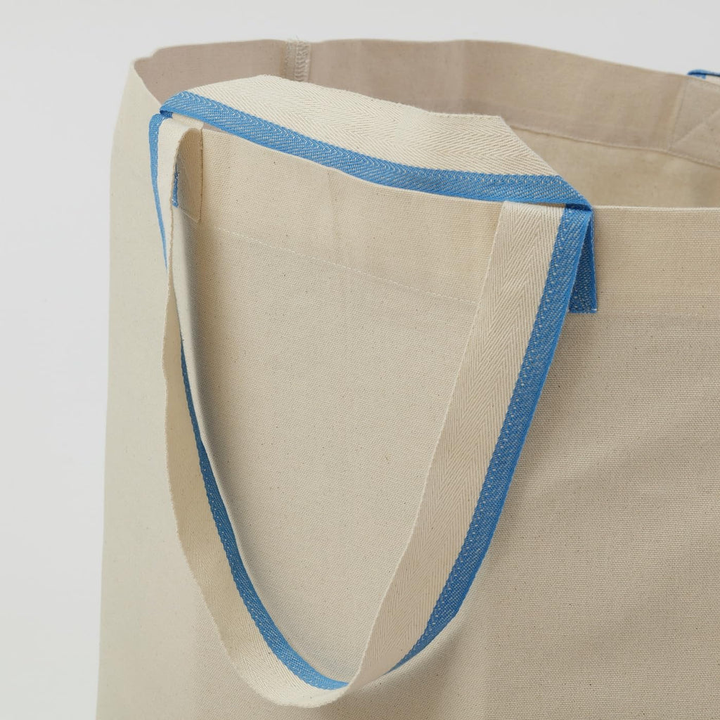 BS Case Ikeaa SPIKRAK Cotton Carrier Bag, 50L (13 Gallon), Washable, Natural