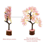Vastu Vardan Rose Quartz Tree | 300 Beads | Love-Attracting Crystal Tree for Emotional Healing, Compassion, and Harmony | Spiritual Decor for Home and Office