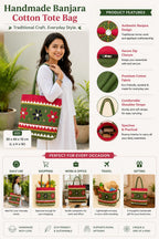 SriShopify Handcrafted Women’s Tote Bag Bridal Handbags for Wedding Ethnic Designer Handle bag Olive Mehndi birthday sankranti gift items for ladies (30x40x10 cm Original Mirror Work Stylish Applique)
