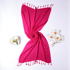 STOLE STUDIO Elegant Luxurious Sequence Viscose Stole Scarf (Rani)