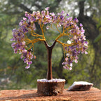 Reiki Crystal Products Amethyst Stone Tree 300 Beads Crystal Tree Stone Tree Showpiece