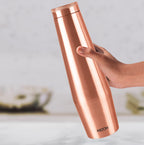 MILTON Copper Crown 1100 Water Bottle, Set of 2, 950 ml Each, Copper | 100% Leak Proof | Office, Home,Travel