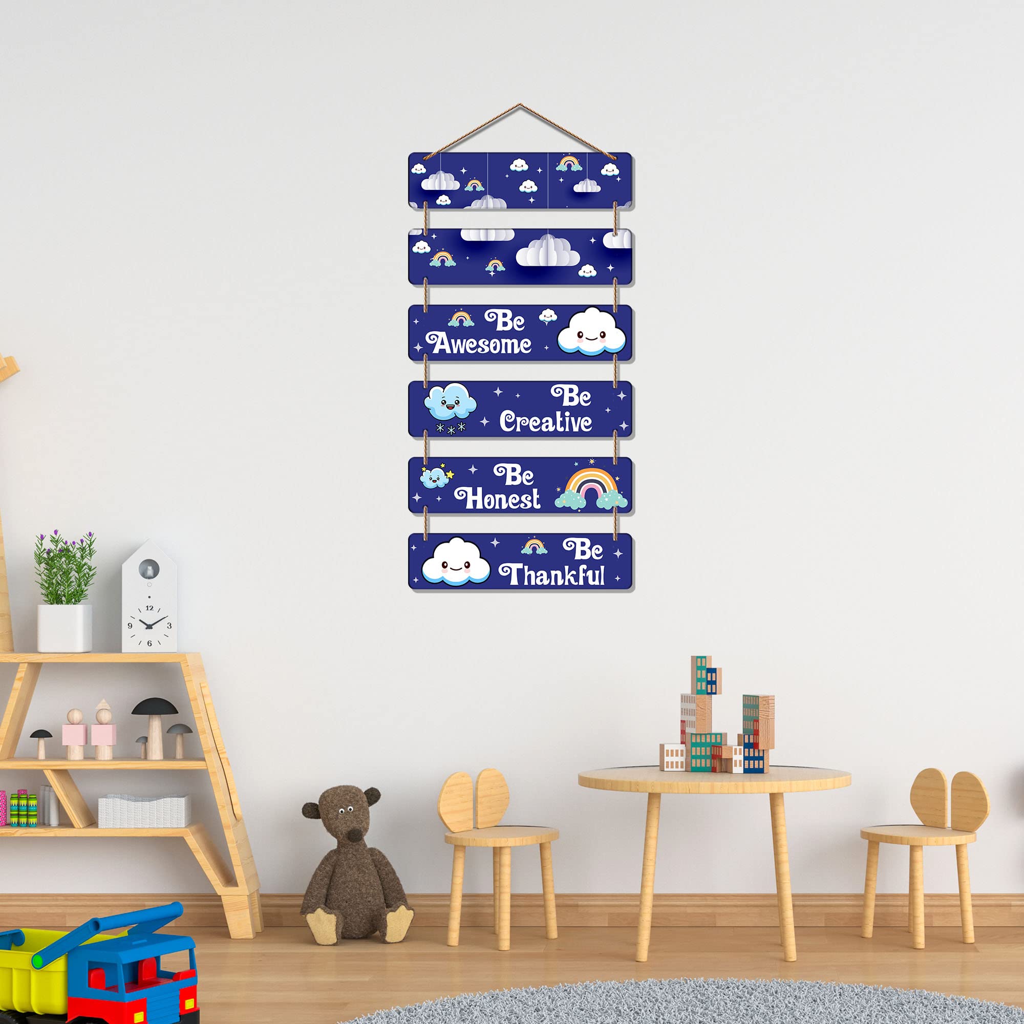 Artvibes Positive Quote Decorative Wall Hanging Wooden Art | Quotes Decor Item | Wall Accent | Office Decor | Inspirational Quotes Wall Art | Mdf Wall Decoration | Gift Items (WH_32102N)