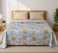 Premium Flannel Dohar for Single Bed | Ultra Soft & Lightweight AC Blanket | Breathable All Season Blanket Ac Quilt for Summer & Mild Winter | Machine Washable (88x56 Inches)_Print Style 01 Kafalo