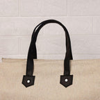 FOHOGO Jute Bag for Unisex | Lunch Bag/Tiffin Bag/Carry Bag/Jute Bag | Tote Bag for office (Beige, Medium (14”x11”x5”))