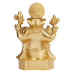 ARTVARKO Ganesh Bhagwan Brass Idol Ganesha Statue Ganpati Murti for Home Entrance Decor Temple Puja Gift Height 8 Inch