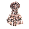 FAHABO Digital Print Mal Mal Cotton Scarf for Women – Soft, Lightweight Hijab & Stole with Tassels | Head/Neck Wrap Size: 71 L x 33 W (Peach Puff)