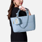 Lavie Luxe Women's Puff Tote Handbag | Tote Bag for Work | Ladies Purse | Stylish Shoulder Bag | Gift for Women
