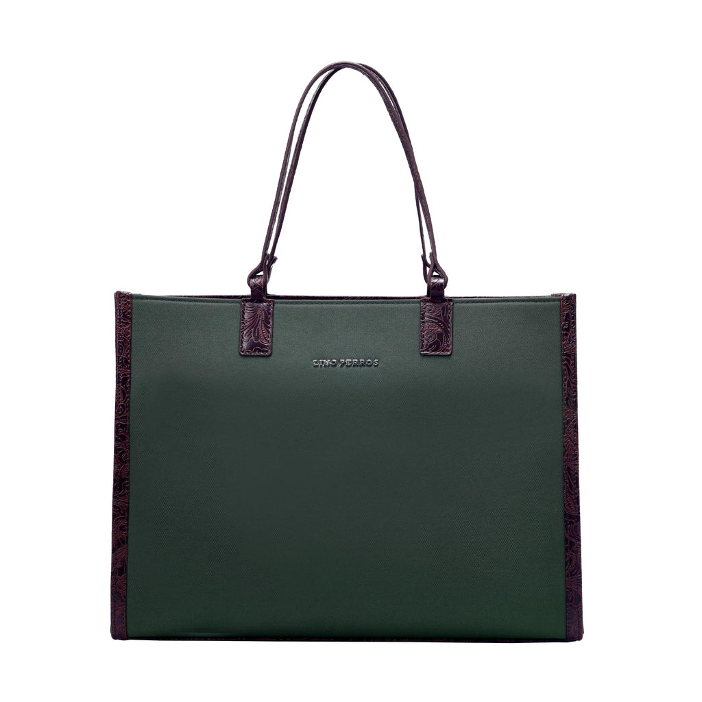 Lino Perros Womens Green Tote Bag