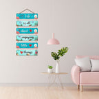 Artvibes Life Is All About Enjoying Printed Wooden Wall Hanging | Quotes Decor Item | Wall Illustrations | Office Decor | Inspirational Quotes Wall Art | Mdf Wall Decoration | Gift Items (WH_3280N)
