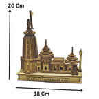 Jagannath World Handmade Wooden Miniature of Jagannath Puri Temple – 20 cm Detailed Craftsmanship