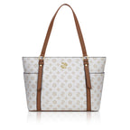 Lavie Signature Women's Harisburg Monogram Tote Laptop Bag | Tote Laptop Bag for Work | Ladies Purse | Stylish Shoulder Bag | Gift for Women