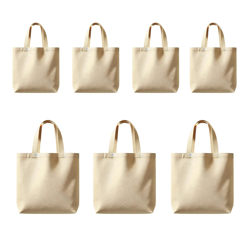 JD BAGS ECO - FRIENDLY COTTON TOTE BAG - REUSABLE SHOPPING BAG WITH LONG HANDLE - DURABLE & WASHABLE. (7)