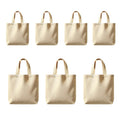 JD BAGS ECO - FRIENDLY COTTON TOTE BAG - REUSABLE SHOPPING BAG WITH LONG HANDLE - DURABLE & WASHABLE. (7)