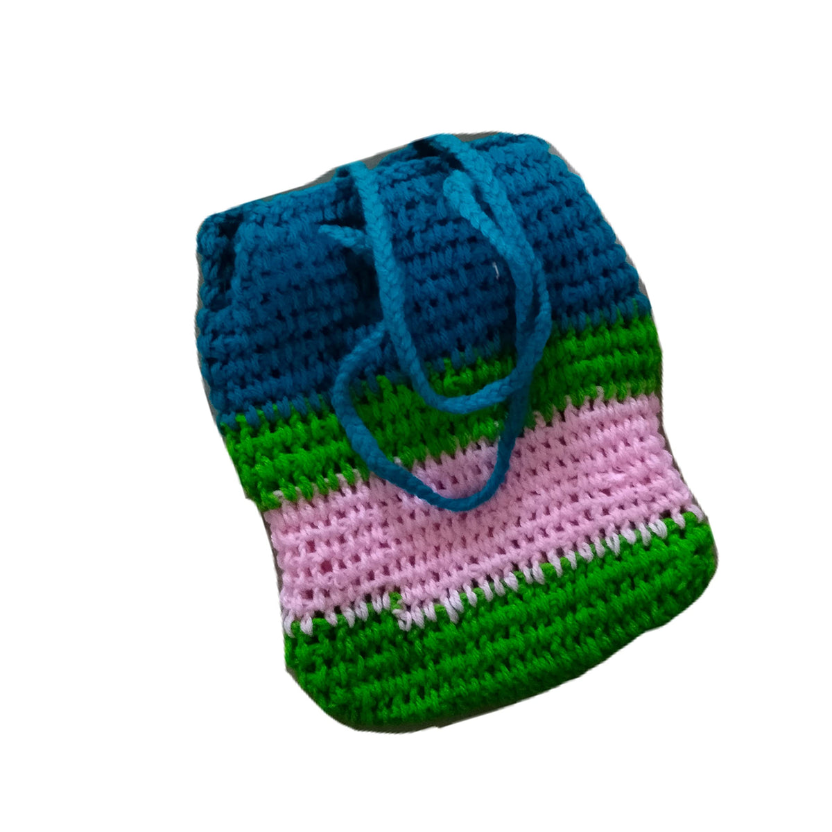 woolen crocet Multicolour Neck warmer kids bag