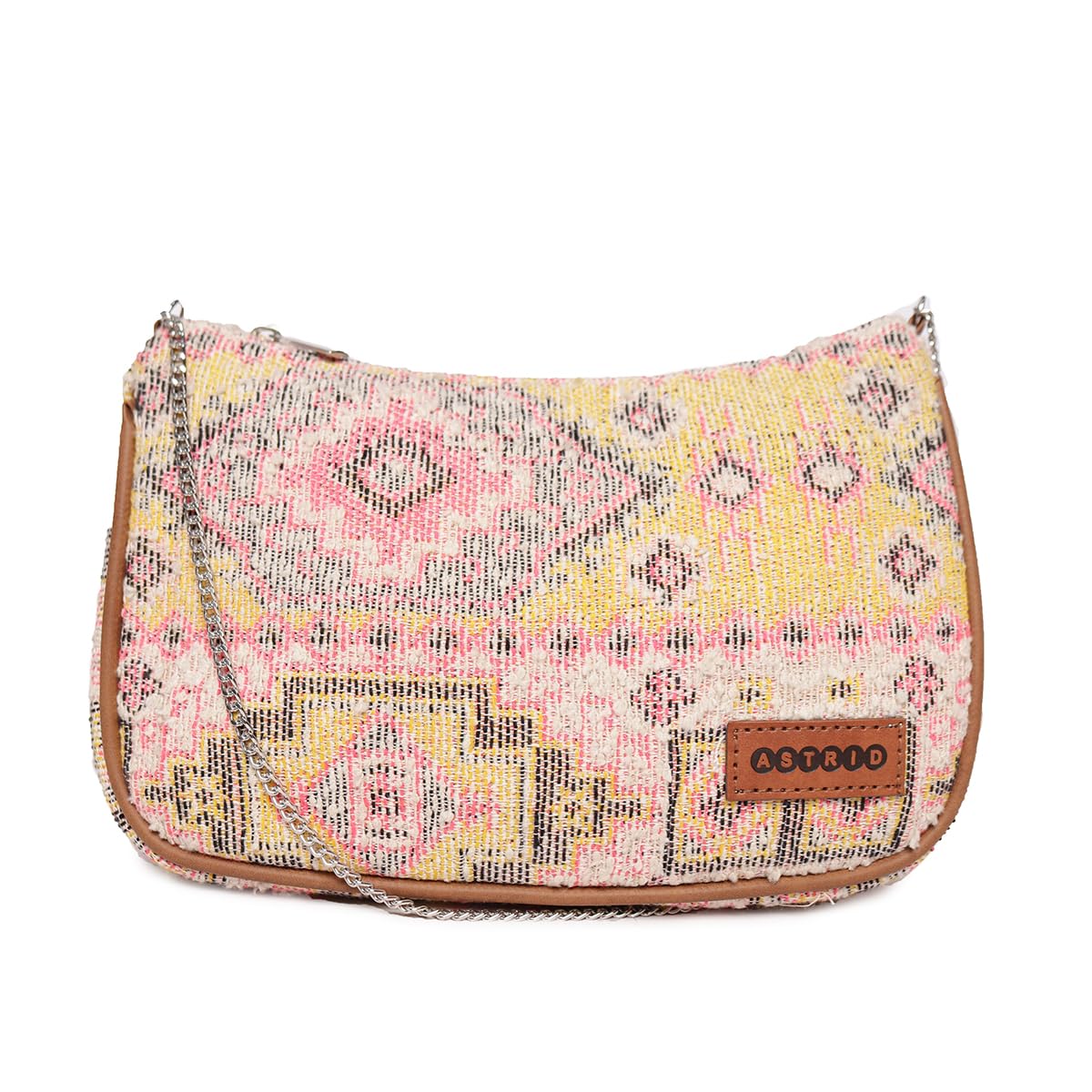 ASTRID Multicolor Tote Bag With Tassels