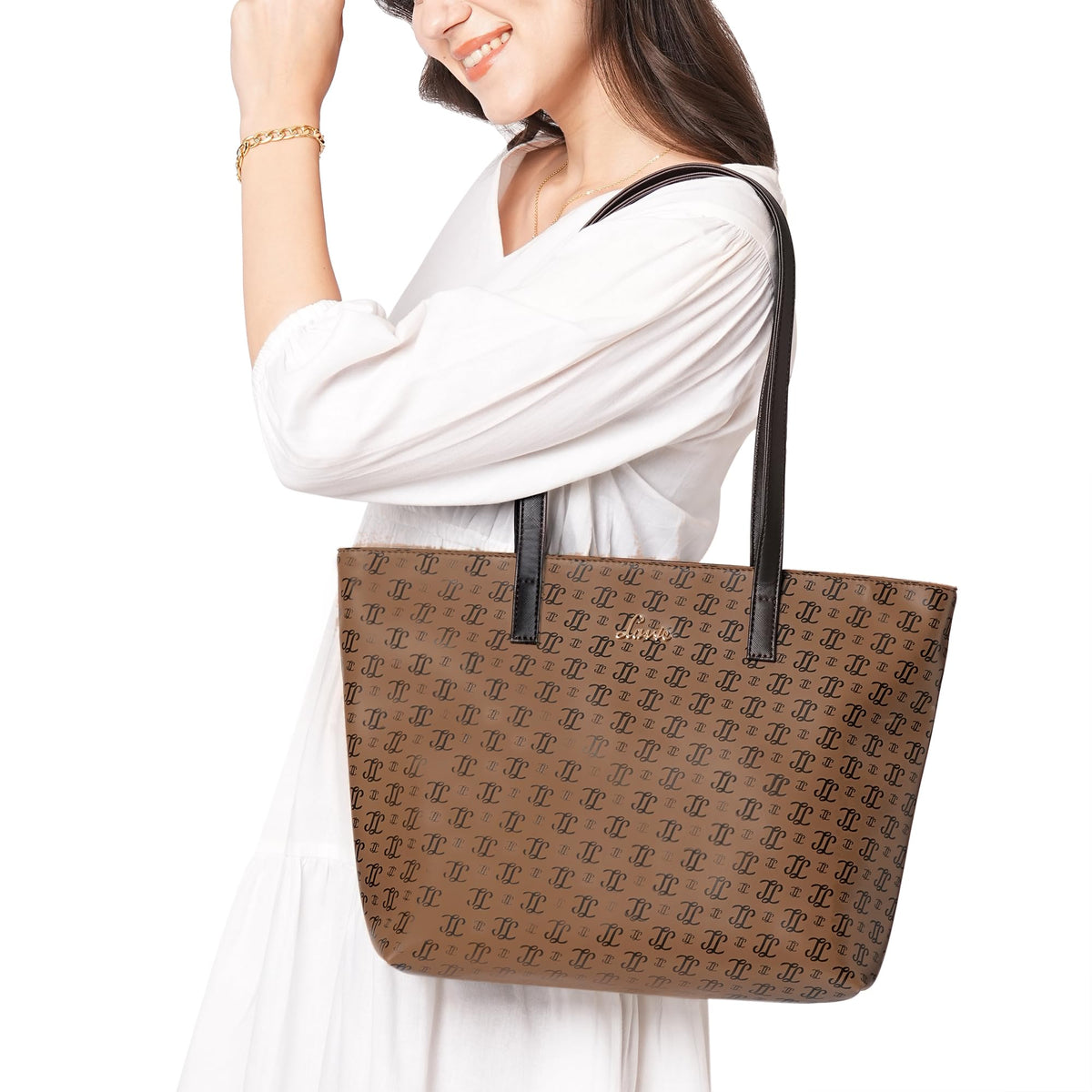 Lavie Women’s Mono LL Adele Tote Bag for Women | Tote Handbag for Work | Ladies purse | Stylish Shoulder Bag | Gift for Women