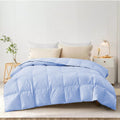 AYANSHI BEDDING Super Soft 100 GSM Ac Blanket/Ac Comforter Single Bed Summer Comforter Microfibre Lightweight (60 X 90 Inches) - Single Bed Comforter - Sky Blue Color Kafalo