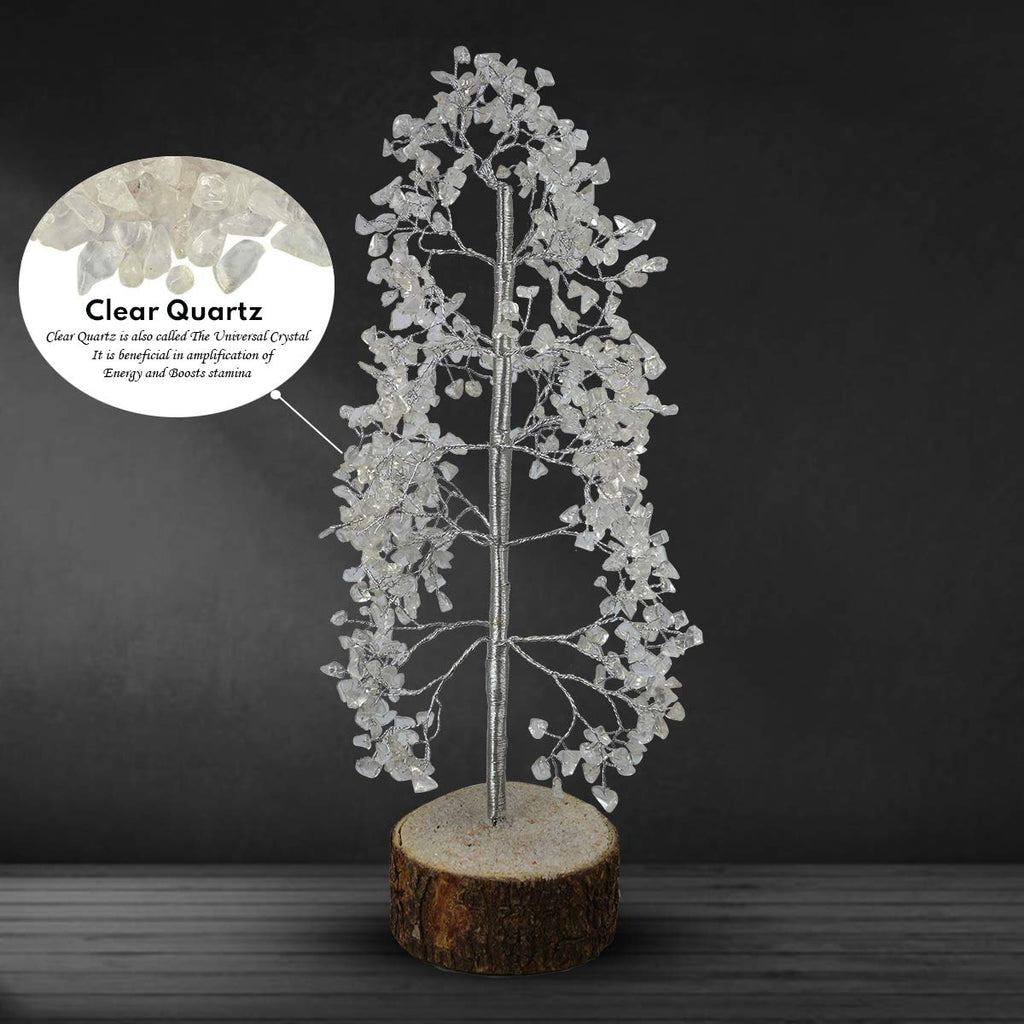 Reiki Crystal Products Clear Quartz Stone Tree 500 Beads Crystal Tree Stone Tree Showpiece