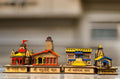 Rudram Handmade Char Dham Temples Miniature Set Perfect for Devotion, Collecting, and Enhancing Your Home's Spiritual Vibe Chardham Temple Model Miniature Temple Decor