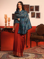 Pashmoda Women Naazneen Kaani Wool Blend Kashmiri Zari Shawl (Size: 40x80in, 101x203cm) ZSS09