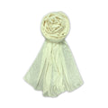 FAHABO Scarf Woman Premium Self-Woven Jersey Scarves | Hijab Scarf | Headscarf | Neck Scarf | Stoles | Wraps (L- Cream)