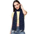 SAHIL SCARF Premium Multicolor Scarf Lightweight & Comfortable for All Seasons Combo of 5 (180x55cm)