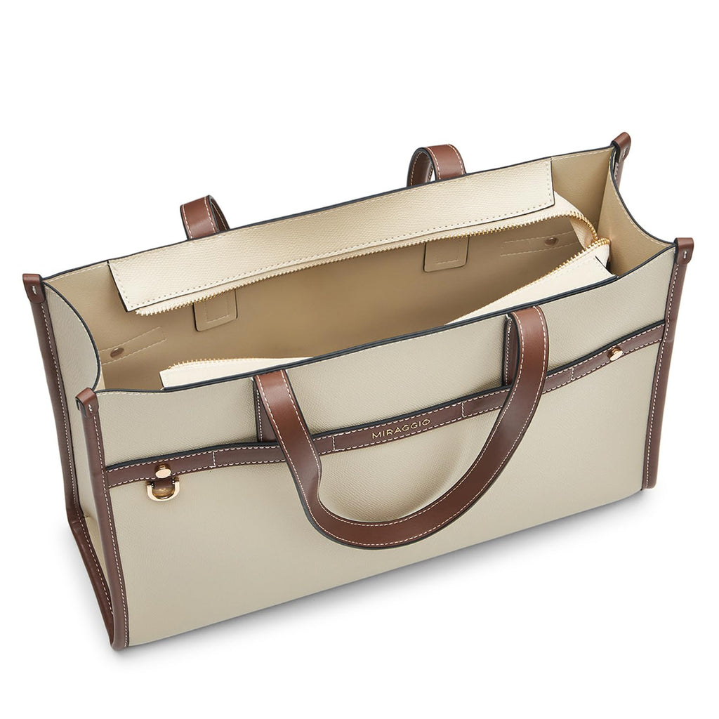 Miraggio Marcy 14 Tote Bag With Pouch