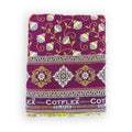 COTFLEX Original Solapur Chaddar Queen Bed Cotton Blanket (Maroon) Kafalo
