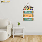 Artvibes Home Quote Wooden Wall Hangings Decor For Home | Living Room | Quotes Decor Item | Home Quotes Wall Hanging | Modern Decor Items | Wall Poster | Artworks Hangings | Unique Gift (WH_6907N)