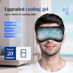 Boldhealth Premium Cooling Gel Eye Mask with Beads for Sleeping, Ice Pad Relief for Men & Women, Blue