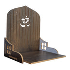 LINGAZ Handmade Beautiful Small Wooden Home and Office Temple/Pooja Mandir/PUJA