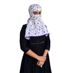 Switchon Women's Export Quality Cotton Multi Color Scarf Cum Hijab For 12 Yrs And Above (Purple)