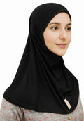 TCP TheClothesPeople MINI HIJAB JERSEY WOMEN'S COLLECTION: Embrace Modesty With Fashion And Confidence COL AQUA (BLACK) For Female
