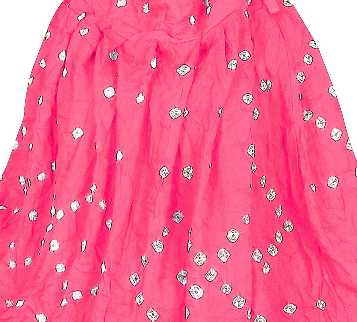 Vinsh Enterprise Cotton Long Scarf Cum Mask Scarves Usable for Vehicle Driver | White Printed Design | Universal Size | For Girl & Women | Soft & Breathable Sun Protection Light Weight (Pink)